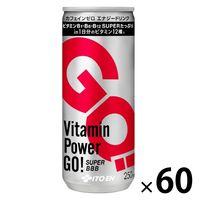 伊藤園 ビタミンパワーGO スーパーBBB 250ml 缶 1セット（60缶）