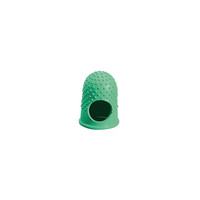 コクヨ（KOKUYO） 穴あき指サック 抗菌仕様 大 グリーン メク-9 1セット（20個入）（直送品）