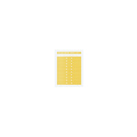 コクヨ ボックスシール ボトム用・ソフトカラー 背幅10cm用 1セット（240片：60片入×4パック）