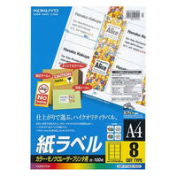 コクヨ （KOKUYO） LBP用紙ラベル（カラー&モノクロ対応） A4 100枚入