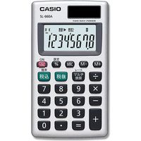 カシオ計算機 電卓　ＳＬー６６０ＡーＮ　1個 007322174 1個×10個（直送品）