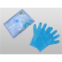宇都宮製作 使い捨てビニール手袋 クリーンポリグローブ ブルー 袋入 S1袋100枚入 F123S 1セット(6000枚：100枚×60袋)（直送品）