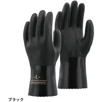おたふく手袋 A-208 黒 PVCオイルレジスタント 3双組