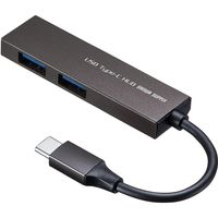 サンワサプライ USB Type-C スリムハブ