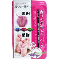 香りの角質ケアパック ラベンダーの香り 両足用1回分　1セット入×12セット 東京企画販売（直送品）