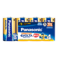 パナソニック（Panasonic） アルカリ乾電池エボルタ（EVOLTA）　単1形　4本パック LR20EJ/4SW