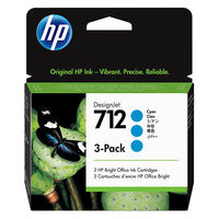 HP 純正 インクカートリッジ HP712シリーズ（3個パック）