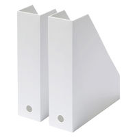 A4ファイルボックス MX-19 ホワイト 1セット（3組：1組2個入×3） 吉川国工業所