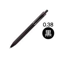 ゲルインクボールペン ユニボールワン 0.38ミリ 黒（黒軸） 10本 UMNS38BK.24 三菱鉛筆 uni ユニ