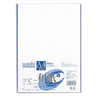マルアイ コピー和紙 カミ-P4AW A4 白 200枚　1セット（直送品）