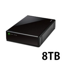 エレコム ELECOM SeeQVault Desktop Drive USB3.2(Gen1) 8.0TB Black ELD-QEN2080UBK 1個