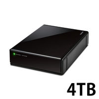 HDD 外付けデスクトップ SeeQVault規格 USB3.2(Gen1)  4TB ブラック ELD-QEN2040UBK エレコム 1個（直送品）