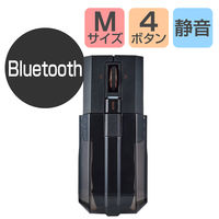エレコム CAPCLIP PRO／Ultimate Blueマウス／Bluetooth5.0対応／4ボタン／ブラック M-CCP1BBBK 1個
