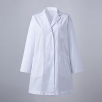 住商モンブラン ドクターコート 女子シングル診察衣 長袖 ホワイト S 81-581 1枚（直送品）