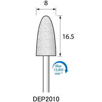 アルゴファイルジャパン（ARGOFILE） ダイヤエコノミー2（電着ダイヤモンドポイント） 2個 DEP2010（直送品）