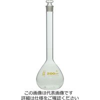 柴田科学 メスフラスコ スーパーグレード 200mL 1個 020060-200（直送