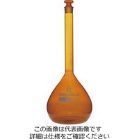 柴田科学 メスフラスコ 茶 スーパーグレード 2L 1個 020070-2000（直送品）
