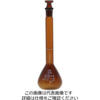 柴田科学 メスフラスコ 茶 スーパーグレード 25mL 1個 020070-25（直送品）