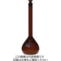 柴田科学 メスフラスコ 茶 スーパーグレード 250mL 1個 020070-250（直送品）