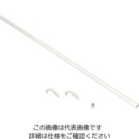 日中製作所 COWのれん棒セット ホワイト HNO-1 1セット（6セット）（直送品）