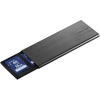 SDカードケース アルミ (SDカード×4/SDカード×1+microSDカード×8) CMC-SDCAL02 エレコム