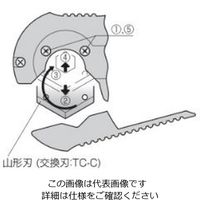 日本ピスコ チューブカッター替刃 TC-C 1箱（10枚）（直送品）