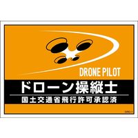 日本緑十字社 差し込み用台紙 DRD-1 ドローン操縦士 237216 1組（2枚）（直送品）