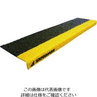 セーフガード 階段用滑り止めカバー 762×150×25mm 黒黄 鉄板設置用取付ネジ付属 12089-S 206-7805（直送品）