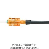パンドウイット 研磨済みST光コネクタ シンプレックス 黒 OM2 FST2MC5BL 194-9239（直送品）