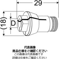 日本精密機械工作（Leutor） L-6型用 コレットチャック φ3.175 CC 631 CC631 1個（直送品）
