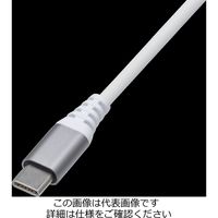 因幡電機産業（INABA） USB PD対応ケーブル JUC-2P1W 1セット（3本）（直送品）
