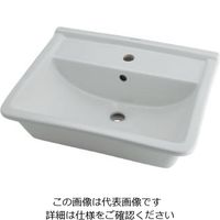カクダイ 角型洗面器 493-151H 1個（直送品） - アスクル