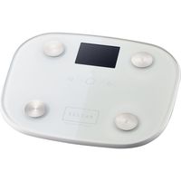 体組成計 体重計 ヘルスメーター デジタル表示 コンパクト 専用アプリ有 エレコム HCS-FS03 エレコム