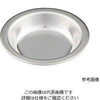 清水アキラ ステン丸皿 フラットエッジ 50mm 1枚 4-1382-02（直送品）