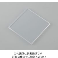 アズワン 樹脂板材（厚物） ポリカーボネート・透明 495×495×15mm 1個