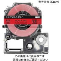 アイモ テープカートリッジ レッド 24mm AC24RW 1個 4-1468-05（直送品）