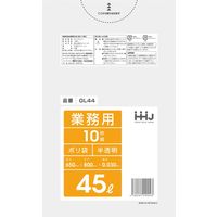 ハウスホールドジャパン GL44 ポリ袋45L半透明0.03mm 4580287290043 1セット（10枚×20）（直送品）