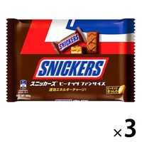 スニッカーズ ピーナッツファンサイズ 3袋 マースジャパン チョコレート 輸入菓子