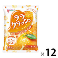 マンナンライフ ララクラッシュ オレンジ味 12袋