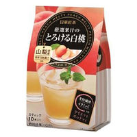 【ノンカフェイン】 日東紅茶 厳選果汁のとろける白桃 1袋（10本入）