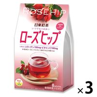 日東紅茶 いつでもうるおいローズヒップ 1セット（30本：10本入×3袋）