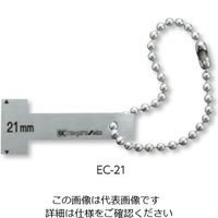 新潟精機 電極隙間ゲージ 21mm EC-21 1枚（直送品）