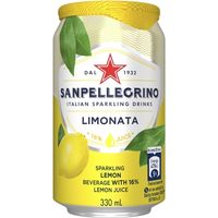 【サンペレグリノ】イタリアンスパークリングドリンク リモナータ（レモン）330ml W1-32 24個（直送品）