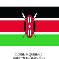 アスクル】東京製旗（TOSPA） 東京製旗 国旗No.1（70×105cm） ケニア 