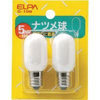朝日電器 ELPA ナツメ球 白 G-10B 1個 168-2273（直送品）