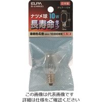 朝日電器 ELPA ナツメ球10WE12 ロング G-L14H