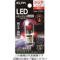 朝日電器 ELPA LED電球 ナツメ E17 LDT1CR-G-E17-G117 1個 202-2522（直送品）