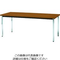 会議用テーブル（メラミン共巻き/下棚なし/角脚）