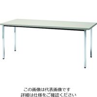 会議用テーブル（メラミン共巻き/下棚なし/角脚）