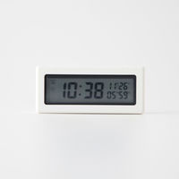 無印良品 デジタルタイマー時計 置時計（マグネット付）・ホワイト 37494527 良品計画